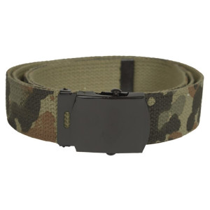 Pasek Mil-Tec Cotton Black Buckle - Flecktarn