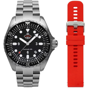 Zegarek Ruhla NVA Kommando Minentaucher Automatic Set Red