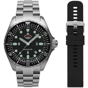 Zegarek Ruhla NVA Kommando Minentaucher Automatic Set Black