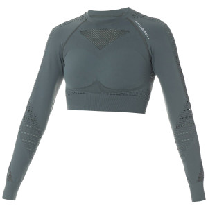 Koszulka damska Brubeck Rashguard Gym - Zielona