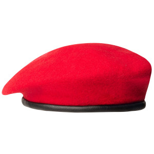 Beret tłoczony - Czerwony 62