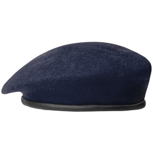 Beret BB-TEX tłoczony - Granatowy