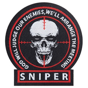 Naszywka Mil-Tec Sniper - Black