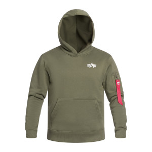 Bluza Alpha Industries Signature Back Print - Sage Green