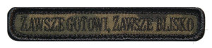 Emblemat polowy WOT - zawsze gotowi, zawsze blisko - wz.93 Pantera PL Woodland