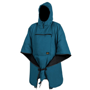 Ponczo Helikon-Tex Swagman Roll Climashield Apex z funkcją śpiwora - Aqua Blue