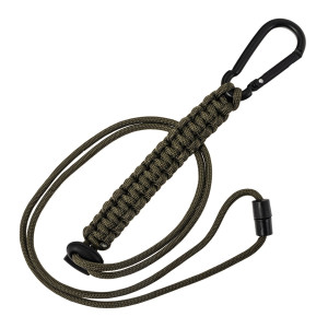 Smycz Mil-Tec z paracordu - olive