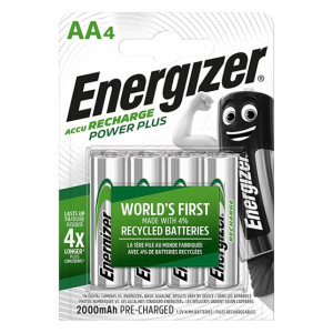 Akumulator Energizer Power Plus HR6/AA 2000 mAh - 4 szt.