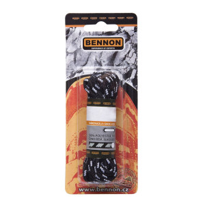 Sznurowadła Bennon - Black/Grey