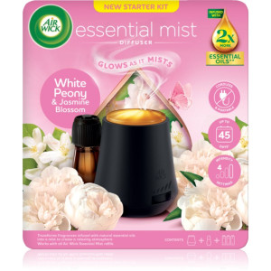 Air Wick Aroma Mist White Peony & Jasmine Blossom aromadiffusor med opfyldning + Battery 1 stk.