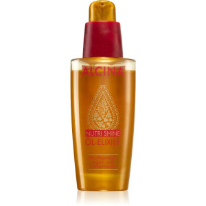 Alcina Nutri Shine öljyeliksiiri kiiltäville ja sileille hiuksille 50 ml