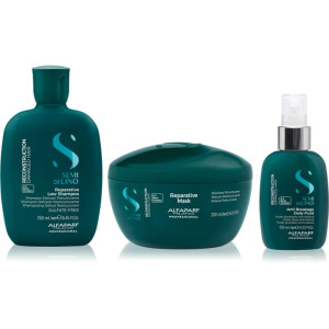 Alfaparf Milano Semi di Lino Reconstruction Reparative kit set voor Beschadigd Haar