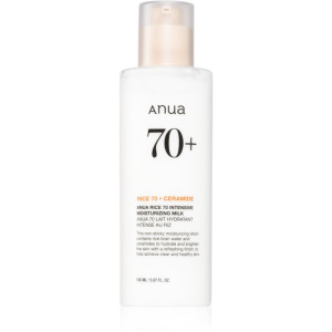 Anua Rice 70 Intensive Moisturizing Milk lapte hidratant, cu efect de iluminare faciale 150 ml