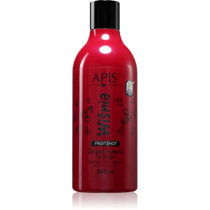 Apis Natural Cosmetics Fruit Shot Cherry Gel douche 500 ml
