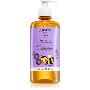 Apivita Mini Bees Gentle Kids Shampoo Blueberry & Honey Shampoo til fint hår til børn 500 ml