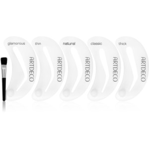 ARTDECO Brush Wenkbrauw Penseel met Sjablonen 1 st