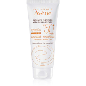 Avène Sun Mineral Lotion Beskyttende lotion uden kemiske filtre og dufte SPF 50+ 100 ml