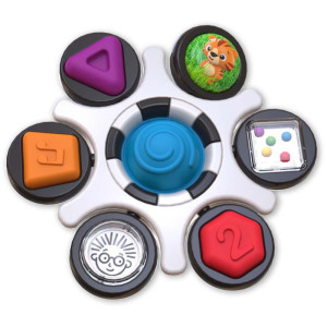 Baby Einstein Curiosity Clutch Twist & Pop jucărie cu activități 3 m+ 1 buc