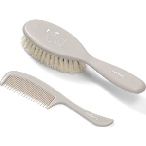 BabyOno Take Care Hairbrush and Comb ensemble pour bébé Gray