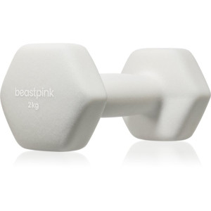 BeastPink Hex ganteră pentru o singură mână 2 kg