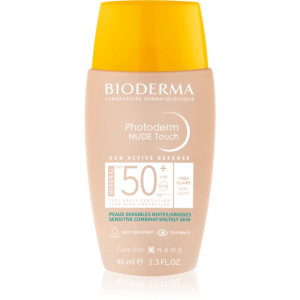 Bioderma Photoderm Nude Touch Solskyddsmedel för ansikte med mineraler SPF 50+ Skugga Very light 40 ml