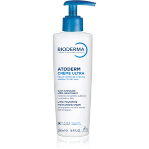 Bioderma Atoderm Créme Ultra Nærende kropscreme til normal, tør, og sensitiv hud Parfumefri 200 ml