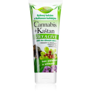 Bione Cosmetics Cannabis + Chestnut Kruiden Fluid voor verzorging van spataders 200 ml