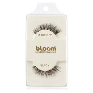 Bloom Natural faux-cils de vrais cheveux (Dwispy, Black) 1 cm