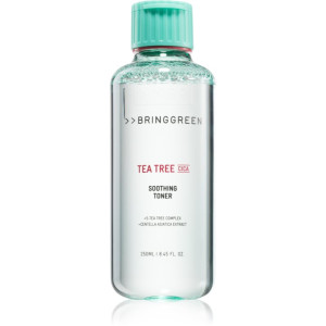 BRINGGREEN Tea Tree Cica Soothing Toner Kalmerende Tonic met Hydraterende Werking 250 ml