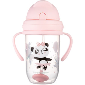 Canpol babies Exotic Animals Cup With Straw Kop med sugerør 270 ml