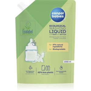 Canpol babies Ecological Washing Liquid nettoyant pour accessoires de bébé recharge 1000 ml