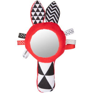 Canpol babies Sensory knijpspeeltje met contrasterende kleuren met Spiegeltje 0m+ 1 st