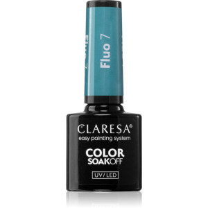 Claresa SoakOff UV/LED Color Fluo Gel Nagellak Tint 7 5 g