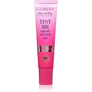 Claresa Tint Me Creamy Lip Balm lip balm with moisturising effect shade Bubbletea 12 ml