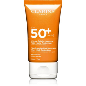Clarins Sun Care Youth-Protecting Sunscreen Solkräm för ansiktet  SPF 50+ 50 ml