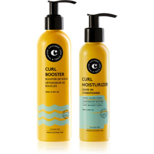 Curly Method by Cocunat setti aaltoileville ja kiharille hiuksille
