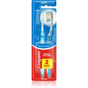 Colgate Extra Clean Medium Medium Tandenborstel 2 st