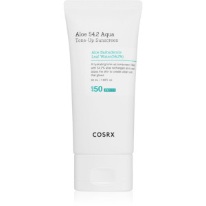 Cosrx Aloe 54.2 Aqua Tone-Up Sunscreen Beskyttende, tonet ansigtsvæske SPF 50+ 50 ml