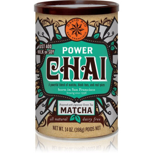 David Rio Power Chai Matcha Pulver zur Herstellung von Getränken vegan 398 g