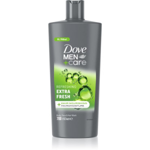 Dove Men+Care Extra Fresh Duschgel für Körper und Gesicht 700 ml