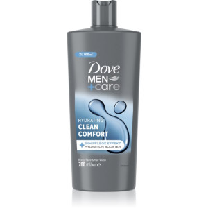 Dove Men+Care Clean Comfort Duschgel für Gesicht, Körper und Haare 700 ml