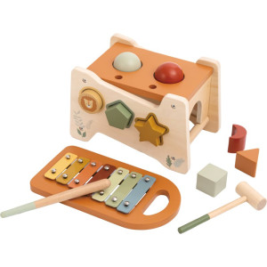 2Kids Toys Xylophone Hammering Toy xylophone 2 en 1 12m+ 1 pcs