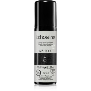 Echosline Hairetouch Hairtouch spray instantané effaceur de racines teinte Black 75 ml