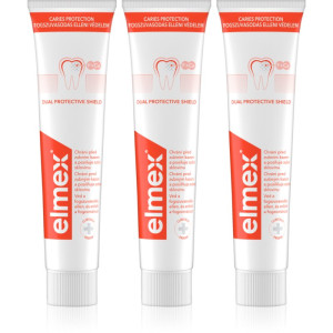 Elmex Caries Protection Tandkräm mot karies med fluor 3x75 ml