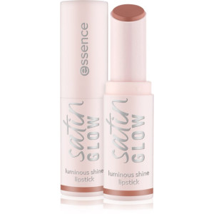 essence satin GLOW Romige lippenstift met satijnen finish Tint 01 Whole Latte Love 3.5 g