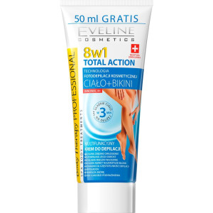 Eveline Cosmetics Total Action Hårborttagningskräm för ben 8-i-1 200 ml