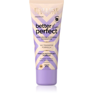 Eveline Cosmetics Better than Perfect Högtäckande foundation med återfuktande effekt Skugga 05 Creamy Beige Neutral 30 ml