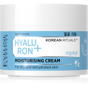 Eveline Cosmetics Hyaluron + Korean Rituals moisturising face cream 50 ml