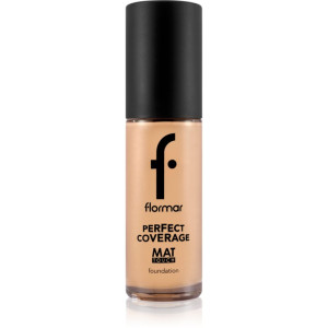 flormar Perfect Coverage Mat Touch Foundation fond de teint matifiant pour peaux mixtes à grasses teinte 303 Classic Beige 30 ml