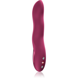 Fun Factory Stronic Wave Stimulateur vibrant Wine Red 23 cm